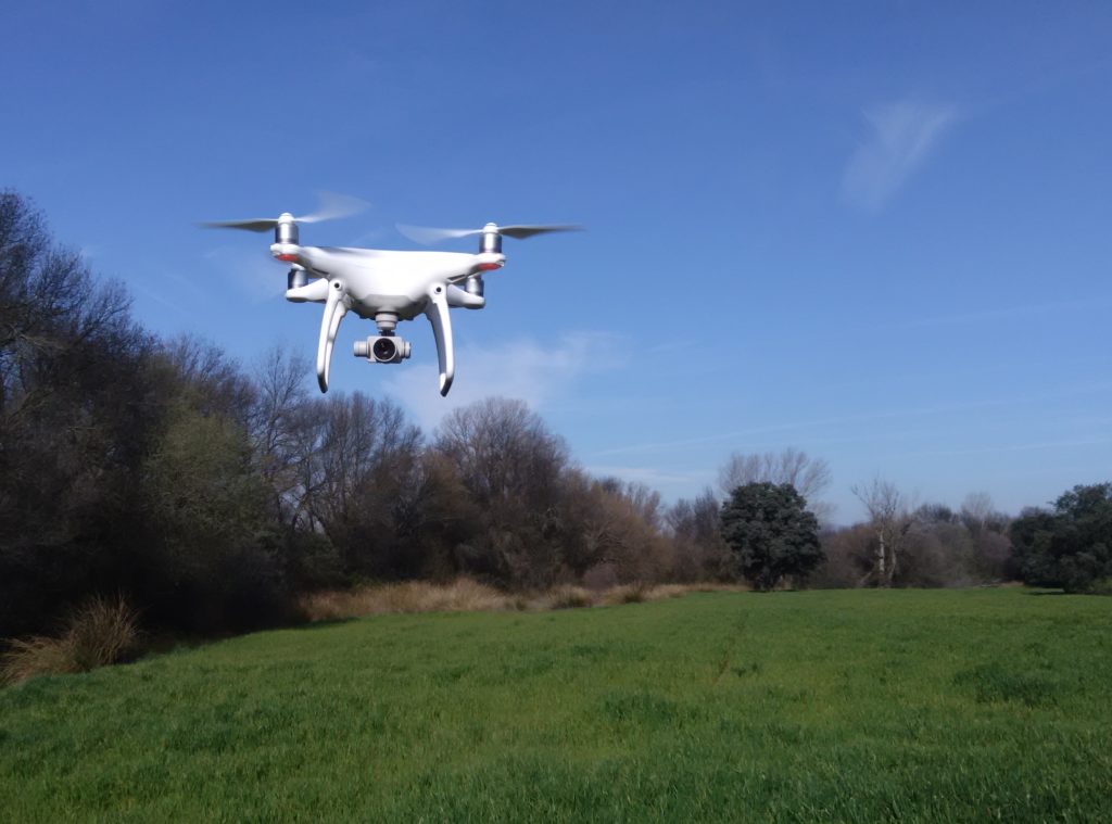 drones en agricultura phantom 4